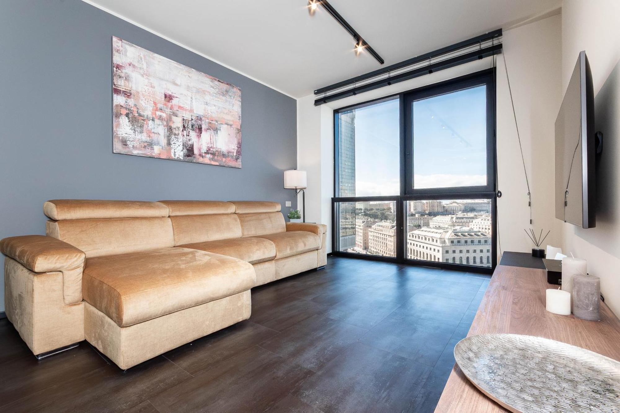 Free Parking In Luxury Suite With City View - Steps To Brignole Train Station Cenova Dış mekan fotoğraf